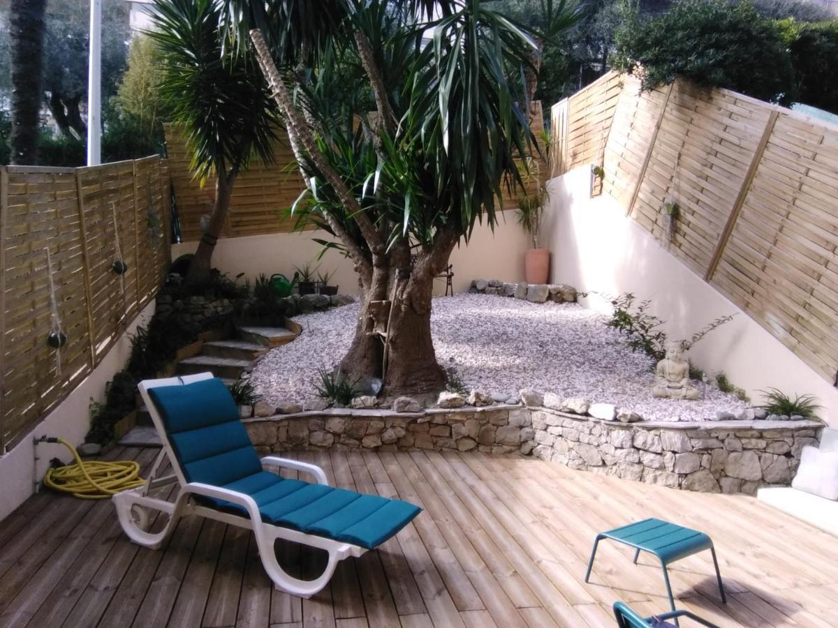 Nice- Gairaut - Jardin Prive- Grand F1 Lumineux-Piscine Collective Exterior foto